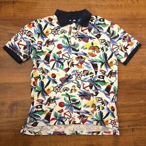 Polo Ralph Lauren summer bear printed polo shirt